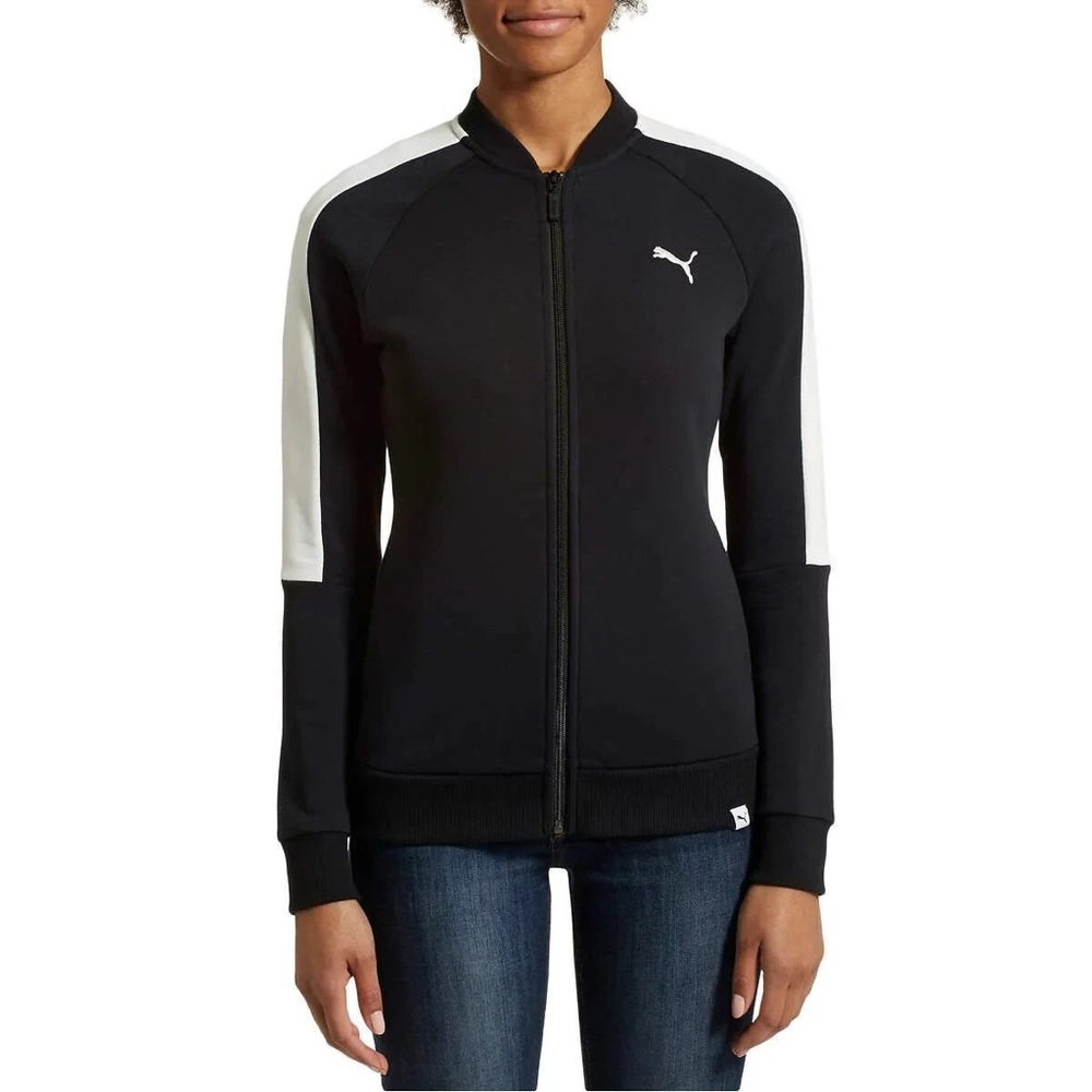 Puma Women's Full-Zip Logo Track Jacket Medium